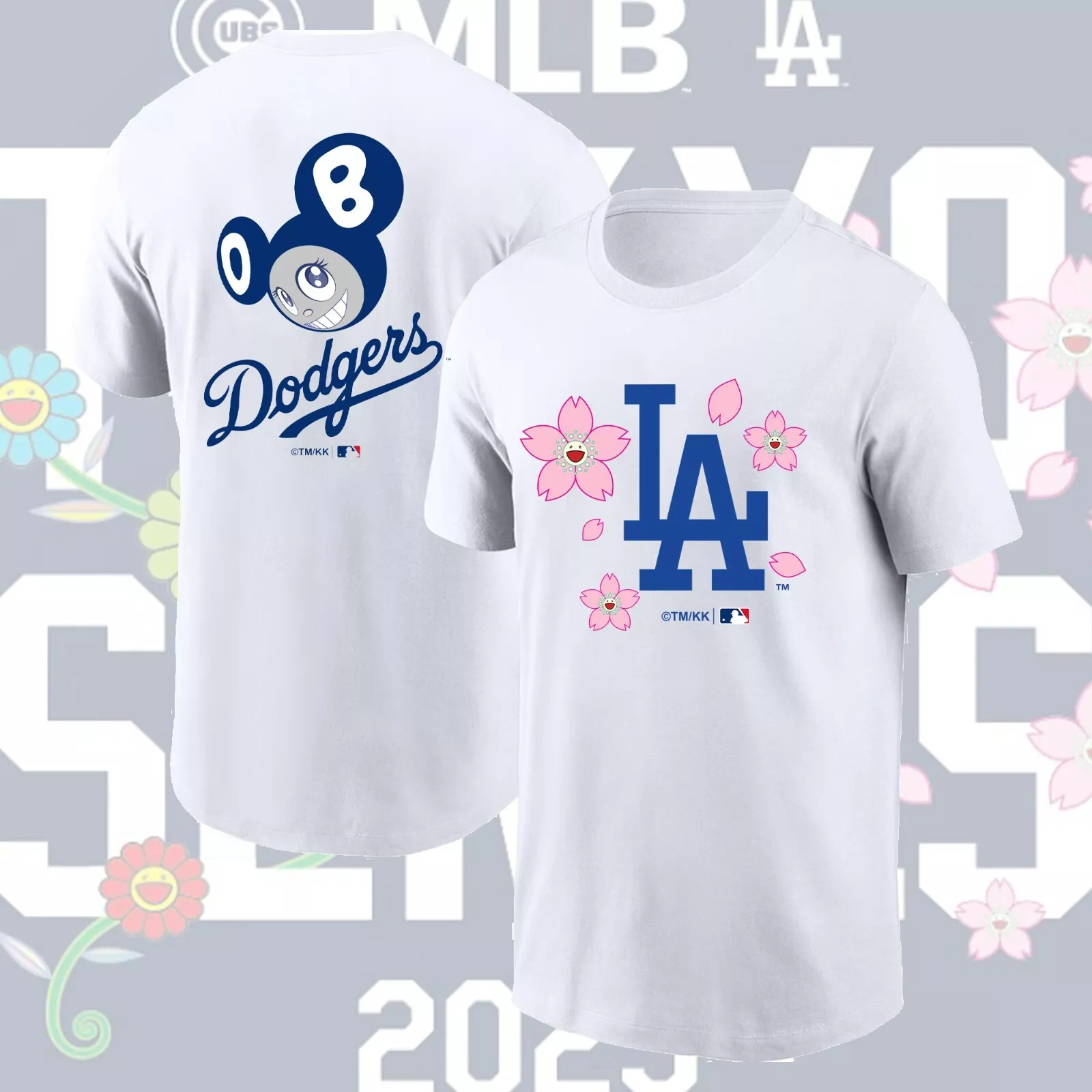 Men Los Angeles Dodgers blank white MLB 2025 Tshirt style 12->mlb t-shirts->Sports Accessory